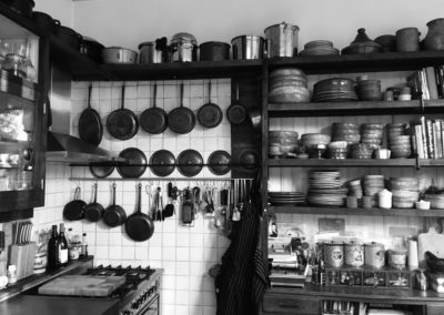 rustiek eiken keukenkast