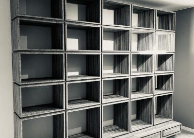 tijger bamboe boekenkast